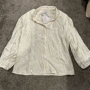 NEW with Tags - Current Air Button Down Blouse Size Medium